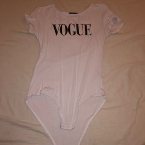 White Vogue Bodysuit
